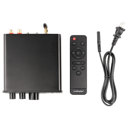 Amplificador ambiental Audiopipe de 2x100W con USB y BT-4