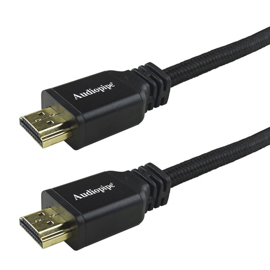 Cable Audiopipe HDMI a HDMI 4K de 3.6 m con conectores de oro-1