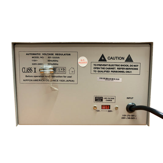 Regulador de voltaje N.A. 1,000W con conexiones tipo tomacorriente-2