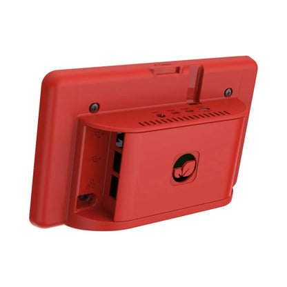 Carcasa de plástico para Raspberry Pi 4 y pantalla touch de 7" - rojo-1