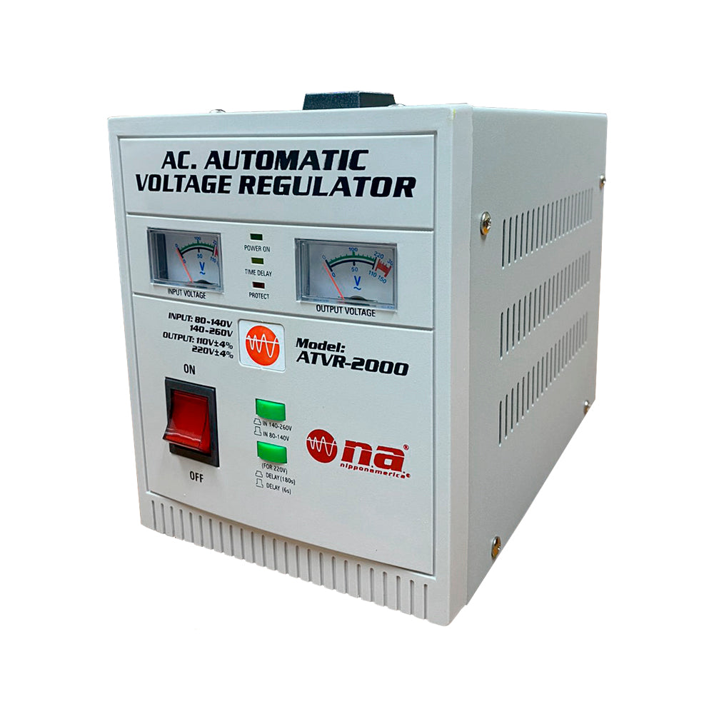 Regulador de voltaje N.A. 2,000W con conexiones traseras-1