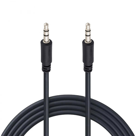 Cable de audio N.A. de 3.5mm a 3.5 mm estéreo de 1.8 m de conectores dorados-1