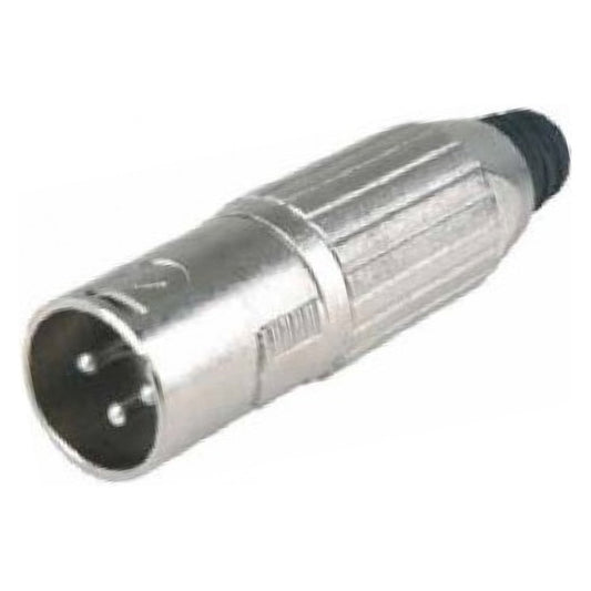 Conector N.A. XLR macho, metálico-1