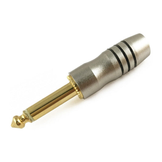 Conector de audio TMC de 6.3 mm mono, mediano con baquelita-1