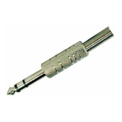 Conector de audio N.A. de 6.3 mm estéreo, metálico-1