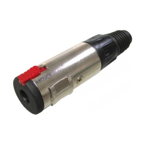 Conector de audio N.A. de 6.3 mm estéreo hembra, con cola-1