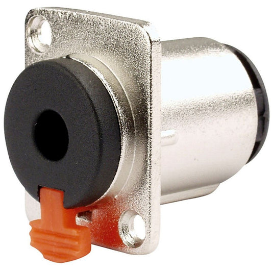 Conector de audio N.A. de 6.3 mm estéreo hembra, para empotrar-1