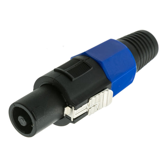 Conector N.A. Speakon macho de 4 vías, con cola-1