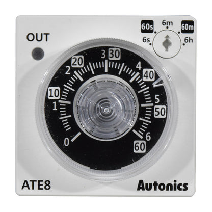 Temporizador analógico Autonics de retardo 8 pines ATE8-46-2