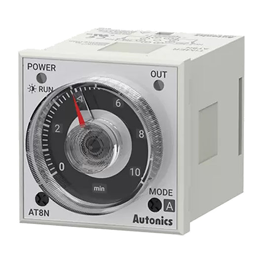 Temporizador analógico Autonics 12 VDC de 8 pines AT8N-1-1