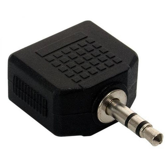 Adaptador N.A. de 3.5mm macho a dos 3.5mm hembra, estéreo-2