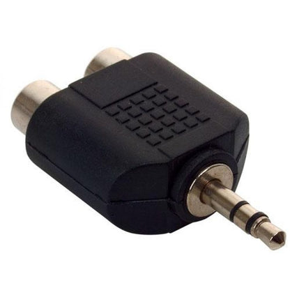 Adaptador N.A. de 3.5mm macho estéreo a 2 RCA hembra-2