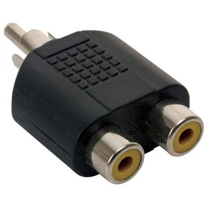Adaptador N.A. de 2 RCA hembra a RCA macho-1