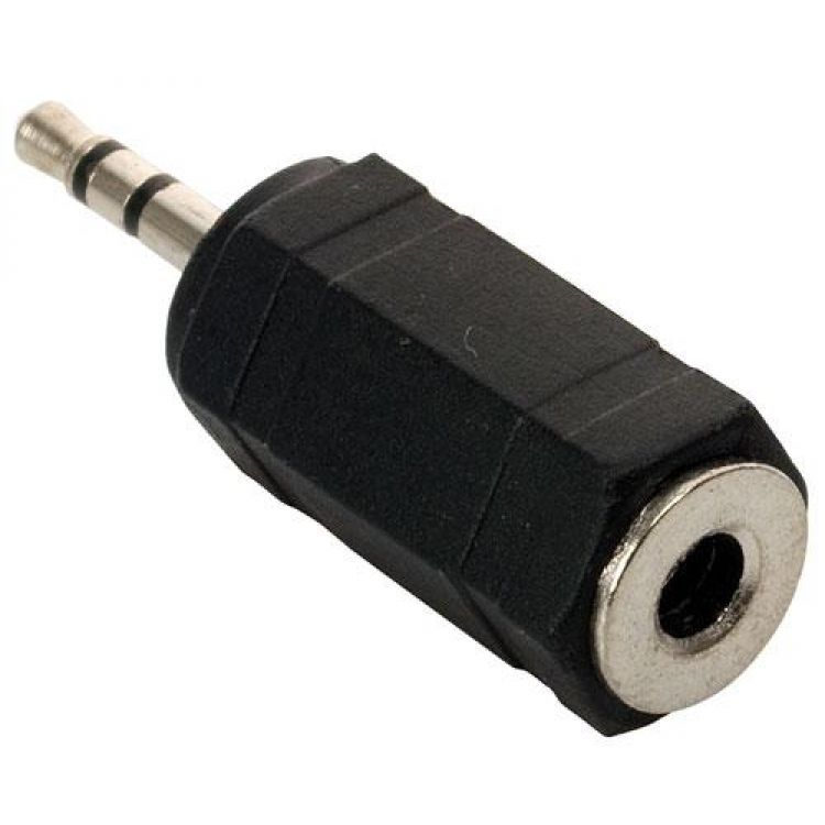 Adaptador N.A. de 3.5 mm hembra a 2.5 mm macho, mono (imagen ilustrativa)-1