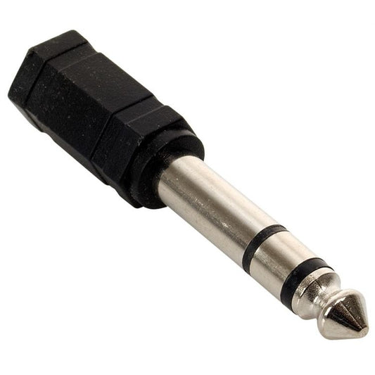 Adaptador N.A. de 3.5mm hembra a 6.3 mm macho, estéreo-2