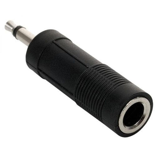 Adaptador N.A. de 3.5mm macho a 6.3 mm hembra, mono-1