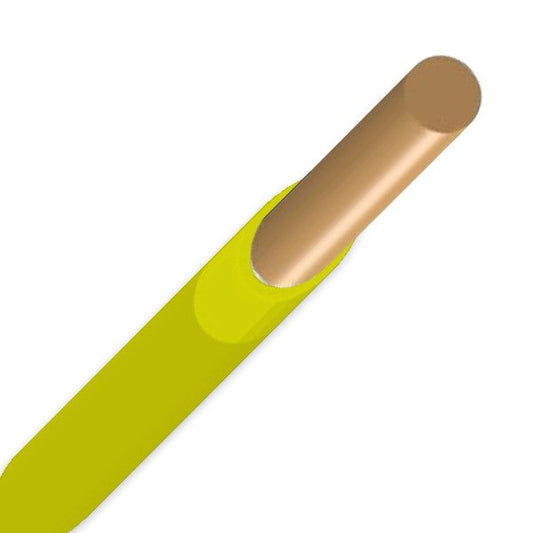 Alambre para protoboard 24 AWG, color amarillo-1