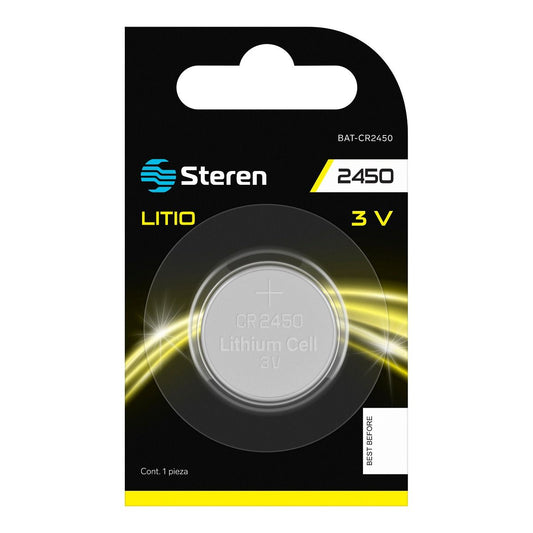 Batería Steren de Litio CR2450 3V-1