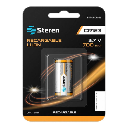 Batería recargable Li-ion CR123 de 700mAh-1