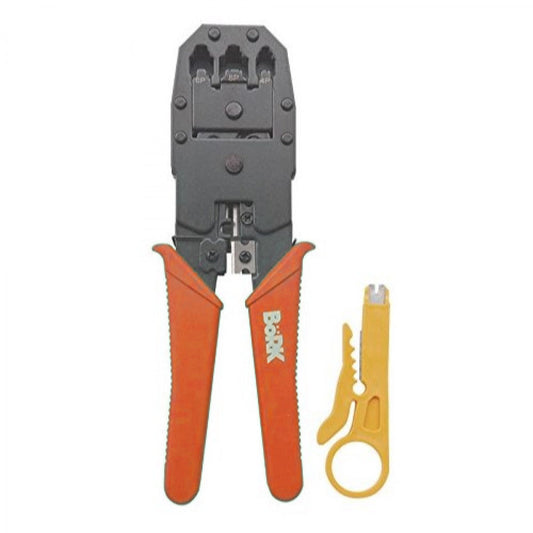 Pinza Ponchadora BORK con Pela Cable, RJ11, RJ12, RJ45-1