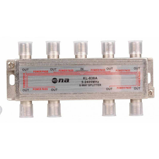 Splitter N.A. de 8 vías 5-2400 MHz-1