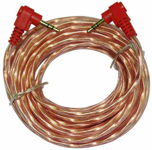 Cable de audio Audiopipe de 3.5 mm a 3.5 mm en ángulo estéreo de 1.8 m-1