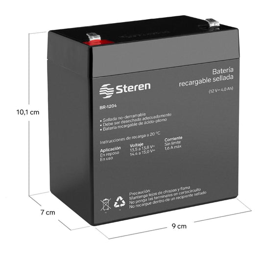 Batería recargable sellada de ácido-plomo 12V 4Ah-2