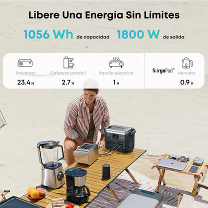 Estación eléctrica portátil Anker Solix C1000X--11