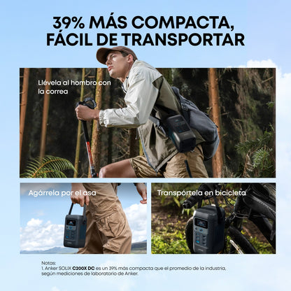 Estación eléctrica portátil DC Anker Solix C200X DC-7