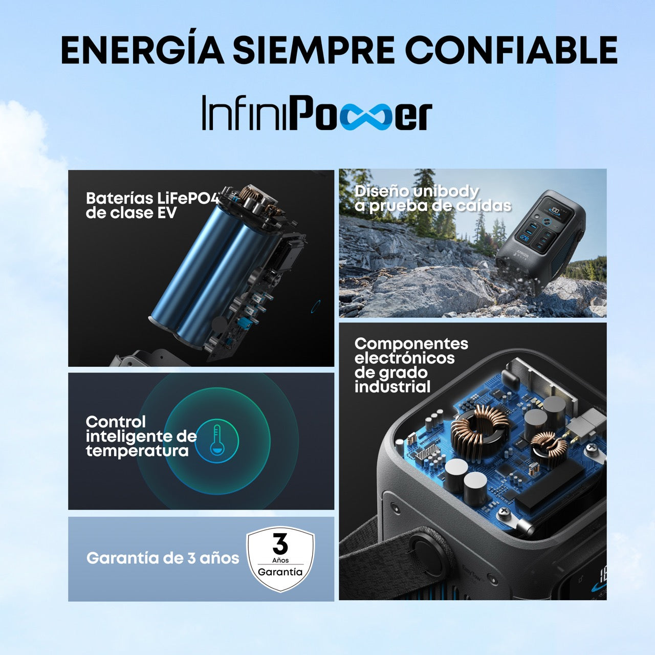 Estación eléctrica portátil DC Anker Solix C200X DC-8