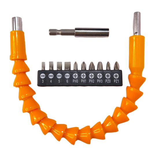 Juego de eje flexible para destornillador eléctrico de 30 cm-1