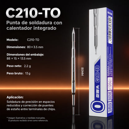Punta de bola Mechanic C210-TO para cautín T210-6