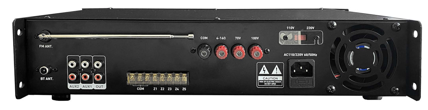 Amplificador ambiental N.A. de 120W de 5 zonas-3