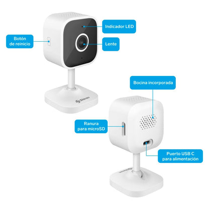 Cámara de seguridad Wi-Fi 3 Mpx fija-4
