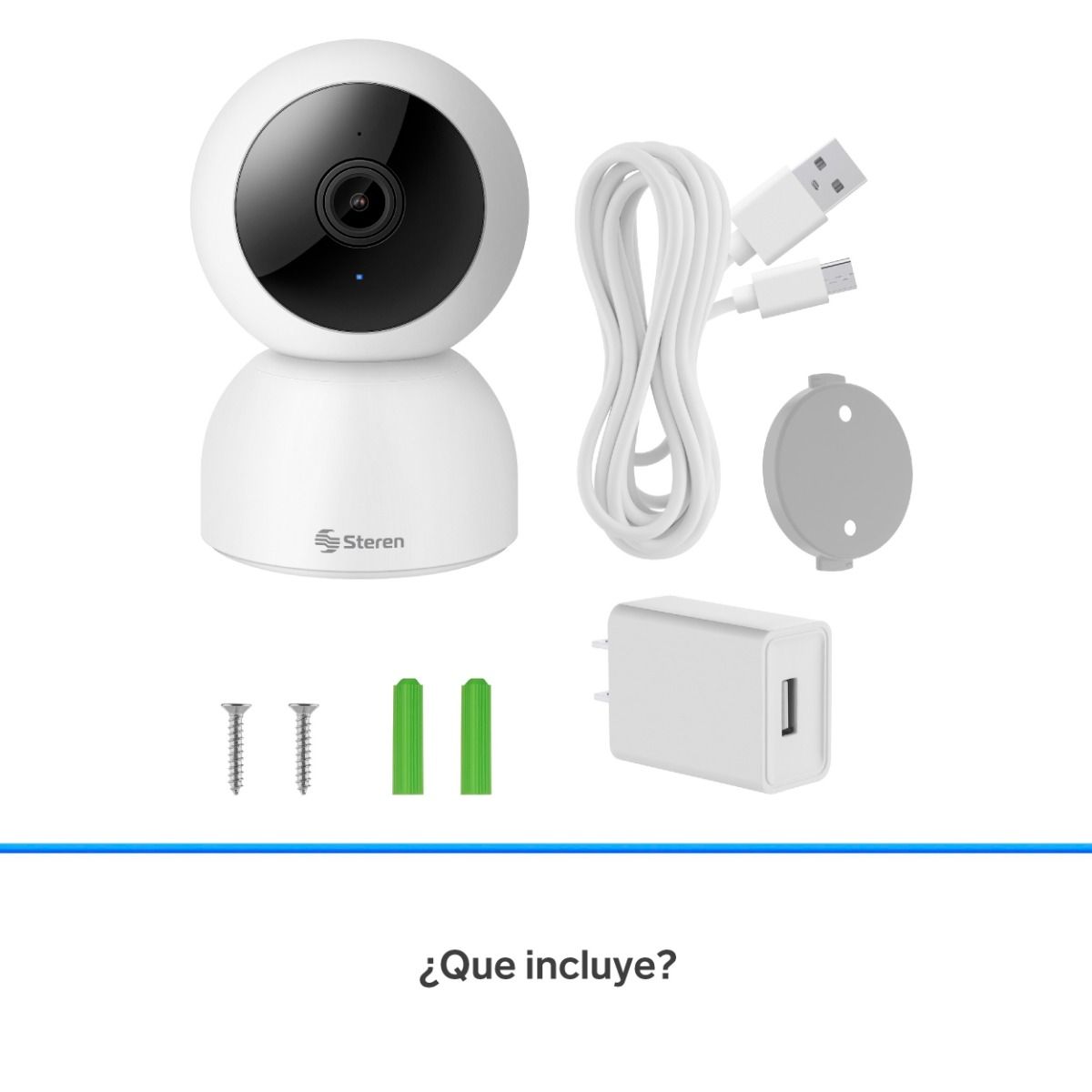 Cámara Steren Wi-Fi doble banda robotizada con seguidor de movimiento