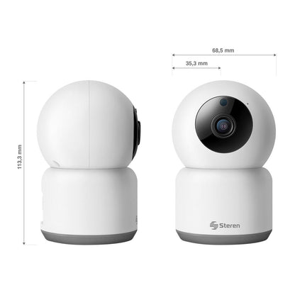 Cámara Steren Wi-Fi robotizada con sensor de movimiento-4
