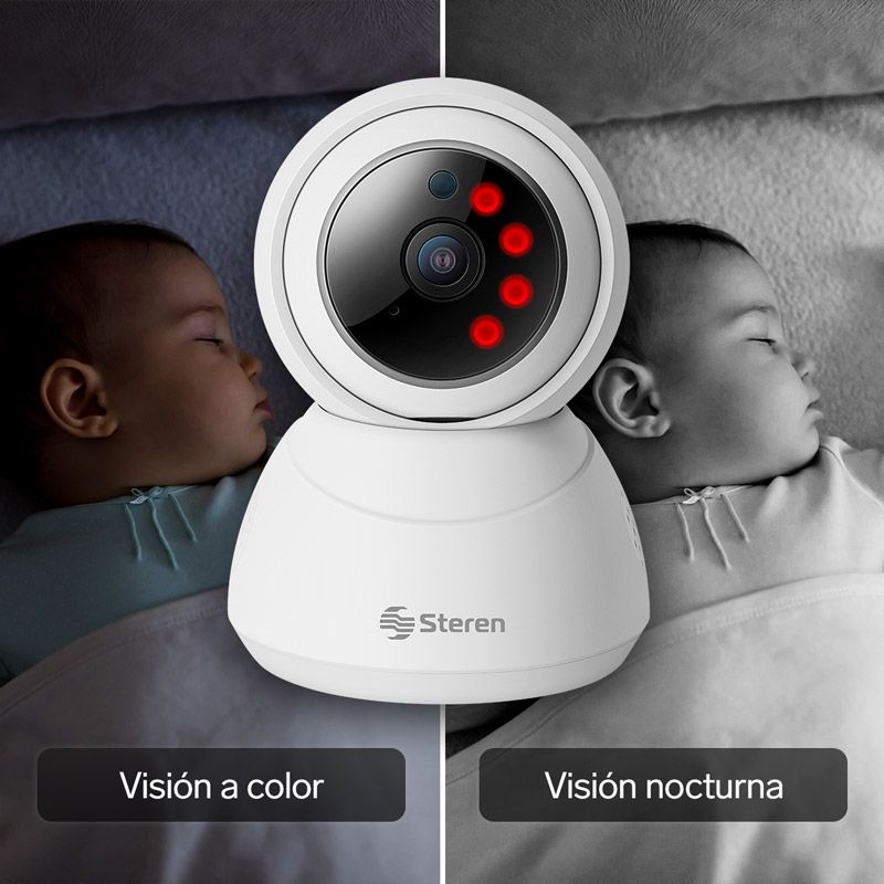 Cámara Steren Wi-Fi robotizada con sensor de movimiento - 3 MPX-5