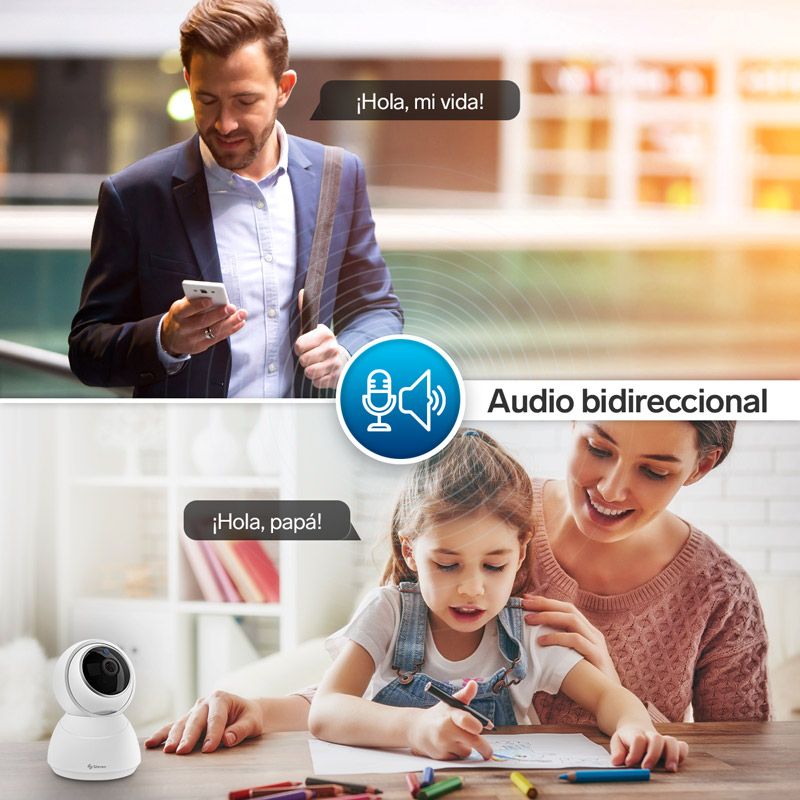 Cámara Steren Wi-Fi robotizada con sensor de movimiento - 3 MPX-6