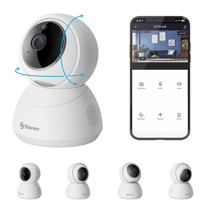 Cámara Steren Wi-Fi robotizada con sensor de movimiento - 3 MPX-3