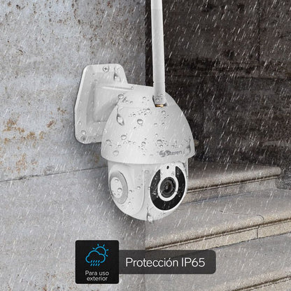 Cámara Steren para exterior Wi-Fi / Ethernet Full HD robotizada con seguidor de movimiento-4