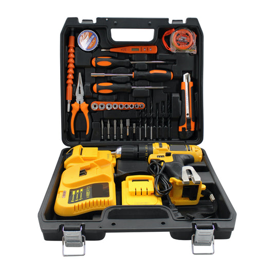 Kit de barreno de impacto FFF recargable con dos baterías