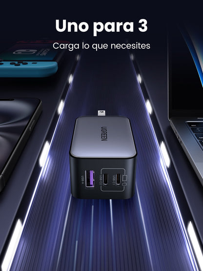 Cargador UGREEN de 3 puertos - 65W-3