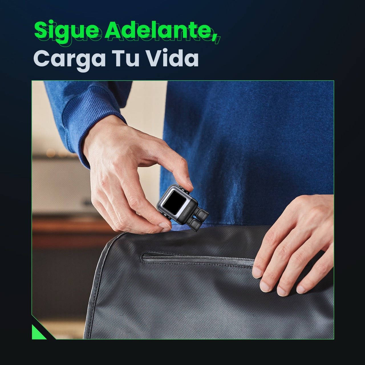 Cargador UGREEN UNO de 1 puerto de 30W - gris-9