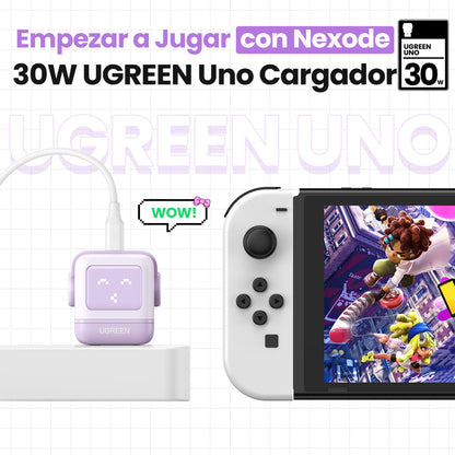 Cargador UGREEN UNO de 1 puerto de 30W - lila-6