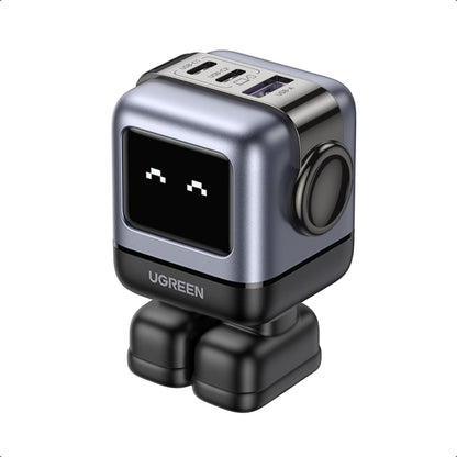 Cargador UGREEN UNO de 3 puertos de 65W - gris-1