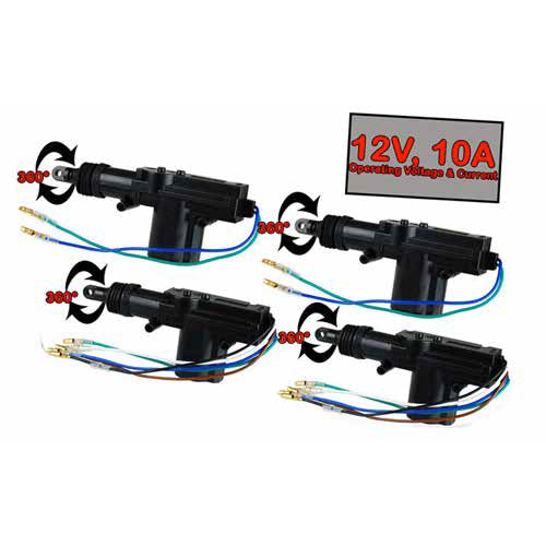 Combo de motores de cerradura para carro de 4 puertas-1