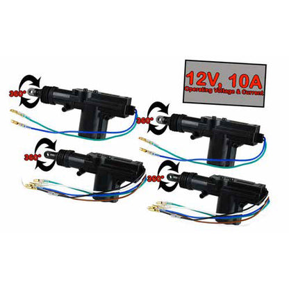 Combo de motores de cerradura para carro de 4 puertas-1