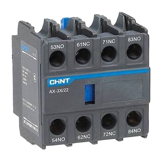 Bloque de contactos auxiliares Chint 2NA+2NC AX-3X/22-1