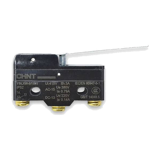 Micro switch Chint de palanca larga tipo bisagra YBLXW-5/11N1-1