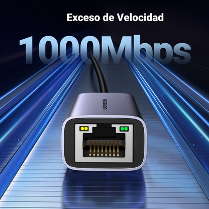 Adaptador UGREEN de USB-C a Ethernet de 1Gbps-2